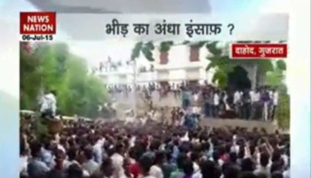 Intolerant mob thrashes kidnapper publicly