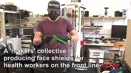 German 3D printing buffs pitch in with virus-fighting network