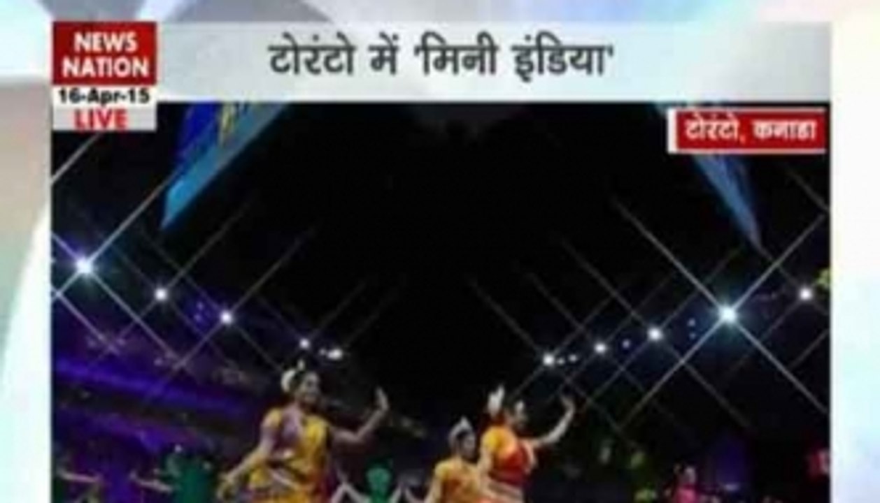 Cultural performances at Modi's Toronto show