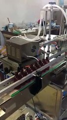 4 heads small bottle liquid filling machine