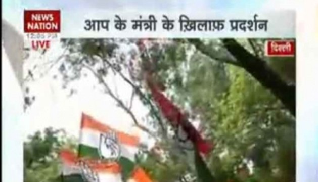 Congress demands Jitender Singh Tomar's resignation