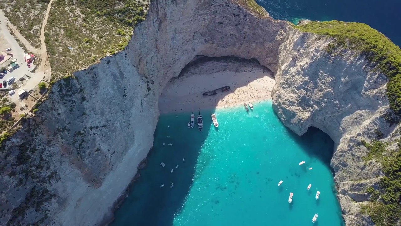 Zakynthos  -Zante - Greece travel 4k (drone)