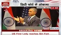 Obama enthralls audience at Siri Fort!