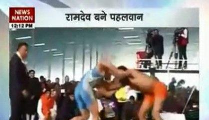 'Wrestler' Baba Ramdev!