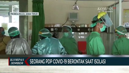 Seorang PDP Covid-19 Berontak saat Isolasi di Rumah Sakit