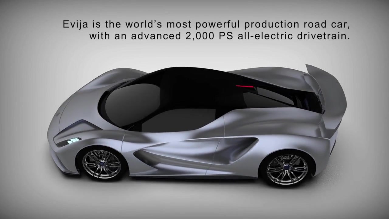 Lotus Evija Powertrain animation