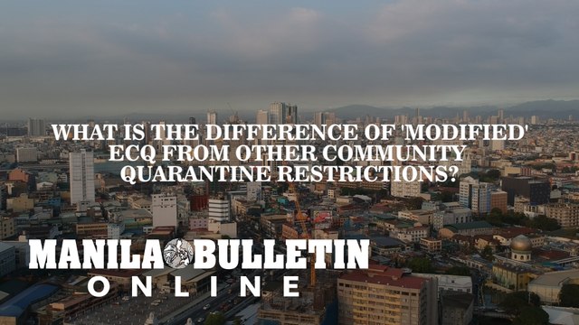 What is the difference of 'Modified' ECQ from other community quarantine restrictions?