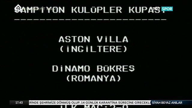 [HD] 03.11.1982 - 1982-1983 European Champion Clubs' Cup 2nd Round 2nd Leg Aston Villa 4-2 Dinamo Bucuresti