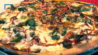 Chicken Fajita Thin Crust Pizza Recipe | Food Celebrations