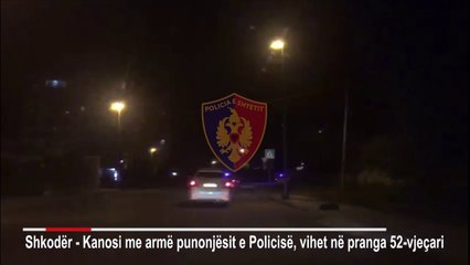 Kercenoi policin me arme, vihet ne pranga 52-vjecari