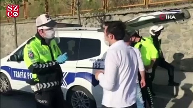 Polise maskesiz yakalanan taksici: Yedik mi cezayı