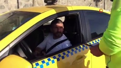 Polise maskesiz yakalanan taksici: 'Yedik mi cezayı'