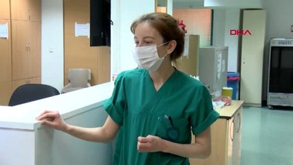 ANKARA Koronavirüsle mücadelede büyük yük alan hemşireler