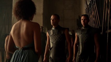 grey worm and missandei  Deleted Scene