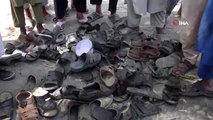 - Saldırıda ölenlerden geriye ayakkabıları kaldı