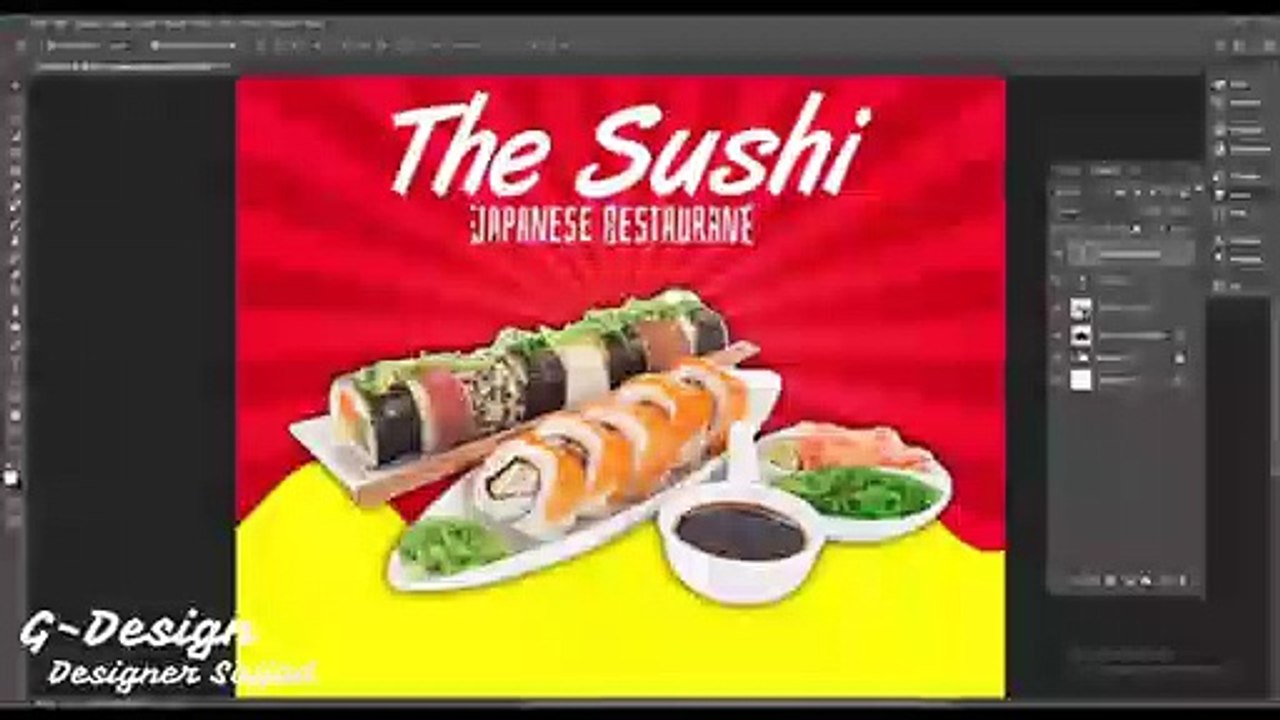 Restrudent promotional Flyer Design photoshop l G-Design l খুব সহজে ফ্লায়ার ডিজাইন করুন l New 2020