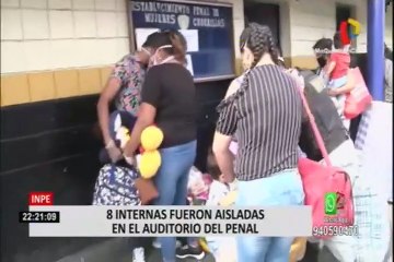 Trasladan temporalmente a 48 internas con sus pequeños hijos para evitar posibles contagios