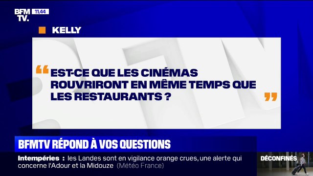Est-ce que les cinémas rouvriront en même temps que les restaurants ? BFMTV répond à vos questions