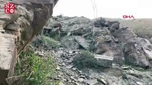 Başkale'de PKK'ya ait keskin nişancı tüfekleri ve mühimmat ele geçirildi