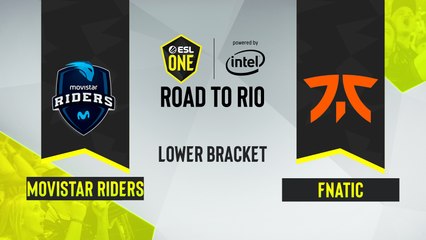 CSGO - Movistar Riders vs. Fnatic [Train] Map 1 - ESL One Road to Rio - 11:12 Decider - EU