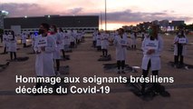 Coronavirus: Les infirmières brésiliennes rendent hommage à leurs collègues disparus