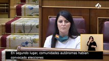 Macarena Olona pregunta en la Sesión de Control al ministro Illa