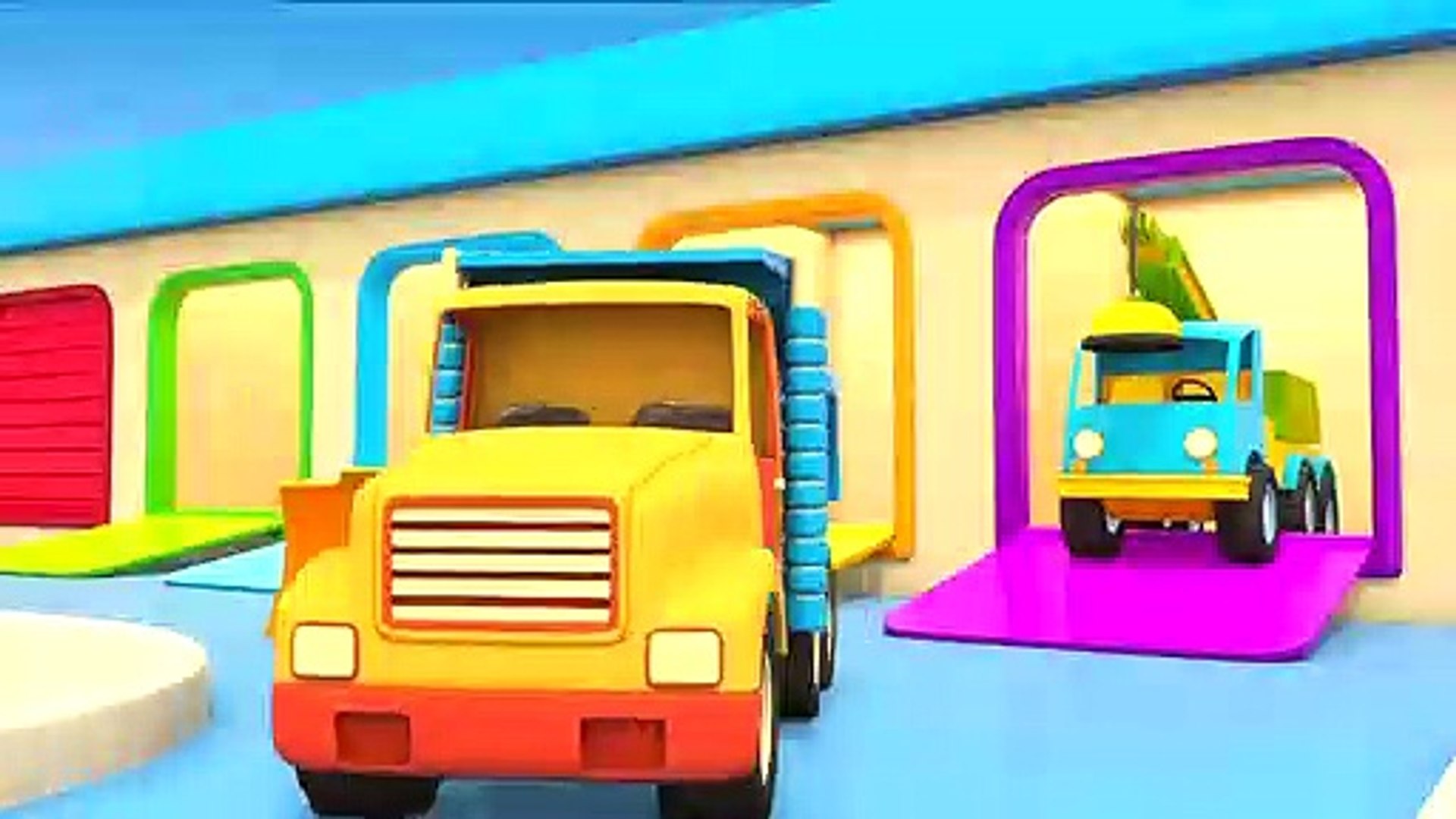 Arabalar Çizgi Film - Yardımcı Arabalar İş Arabalar , Yol yapıyor! Çocuklar  için eğitici video - Dailymotion Video
