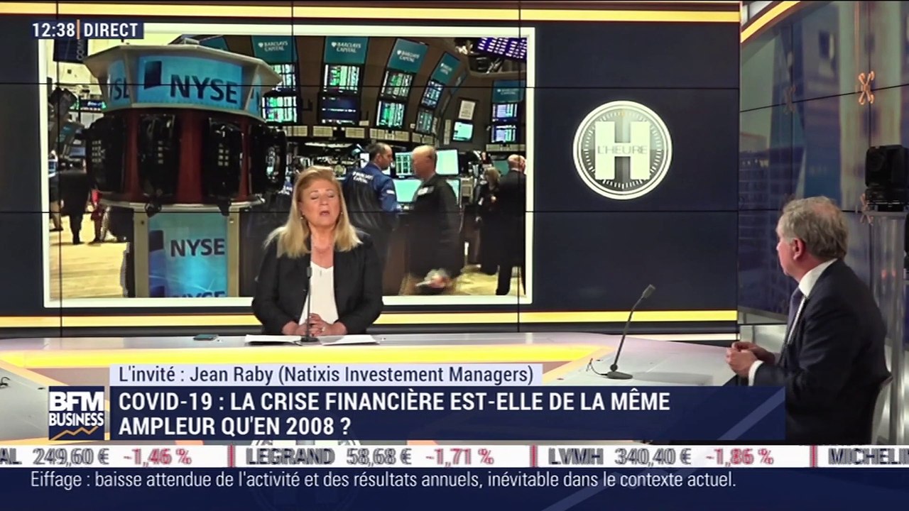 Jean Raby (Natixis Investement Managers): La crise financière liée au Covid-19 est-elle de la même ampleur qu'en 2008 ? - 13/05