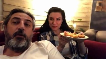 14 yıl önce boşanan Çelik ve Buket Saygı, doğum günlerini birlikte kutladı