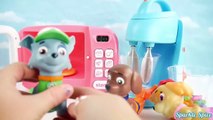 Magical microwave with paw patrol merpups