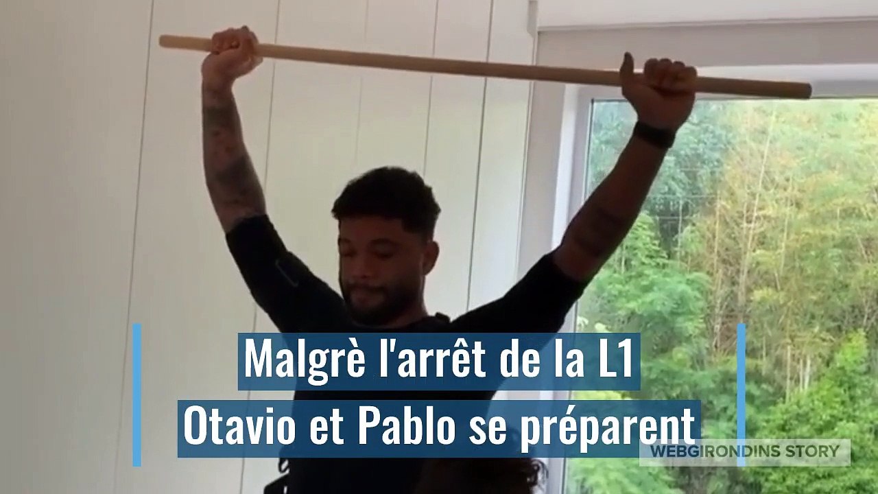 Pablo et Otavio s'entraînent