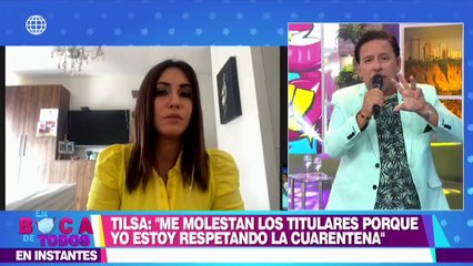 Tilsa Lozano habló de la polémica visita de Jackson Mora