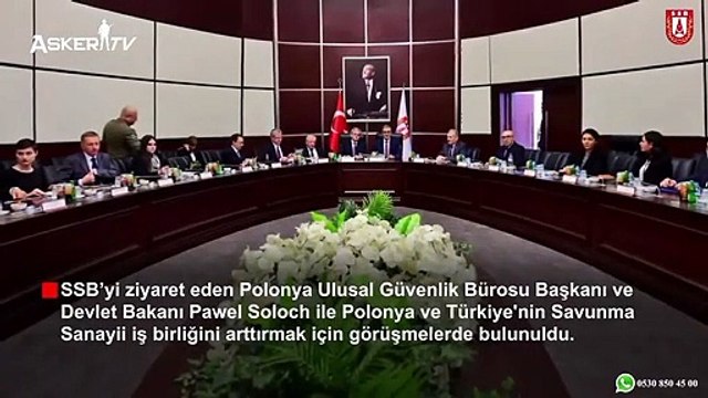 14-20 Ocak Savunma Sanayii Başkanlığı faaliyetleri
