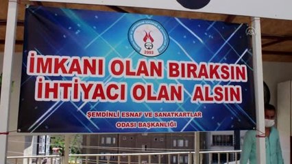 Şemdinli'de 'İmkanı olan bıraksın, ihtiyacı olan alsın"kampanyası