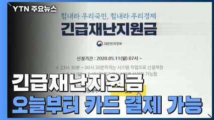 오늘부터 재난지원금 쓴다...대형마트 임대매장도 가능 / YTN