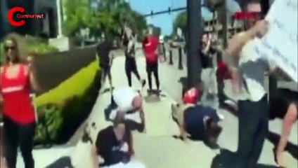 ABD'de spor salonları açılsın eylemi