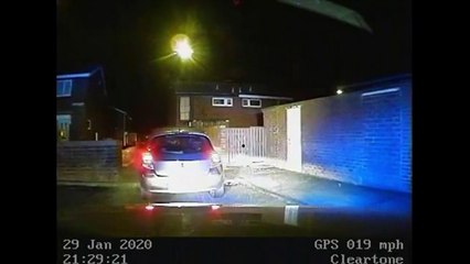 Serial road menace Adam Calvert raced from police at up to three times the speed limit.