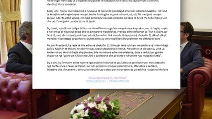 Ziadin Sela i shkruan presidentit Pendarovski