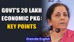 Nirmala Sitharaman announces measures to boost economy: Govt's 20 Lakh economic package | Oneindia