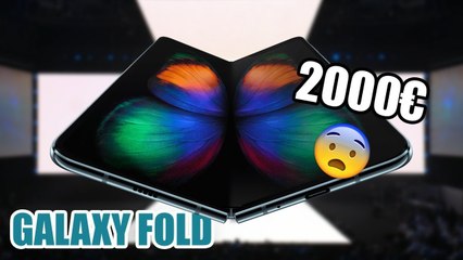 Tải video: 2000€ le SMARTPHONE PLIABLE ! Voici le Samsung Galaxy Fold !