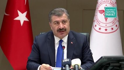 Bakan Koca: "Tedbirlere uyarak geçirdiğimiz 8 haftadan sonra, riskli bir gün bile tabloyu...