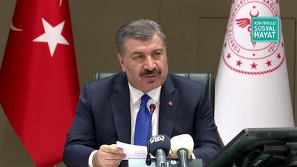 Koca: "Sosyal hayatımızı kontrol altına alırsak güzel günler göreceğiz"