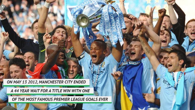 Aguero's famous goals seals 2011-12 Premier League title for Manchester City