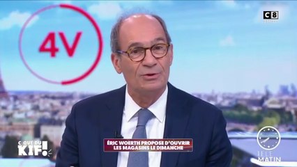 Éric Woerth propose d'ouvrir les magasins le dimanche pour relancer l'économie