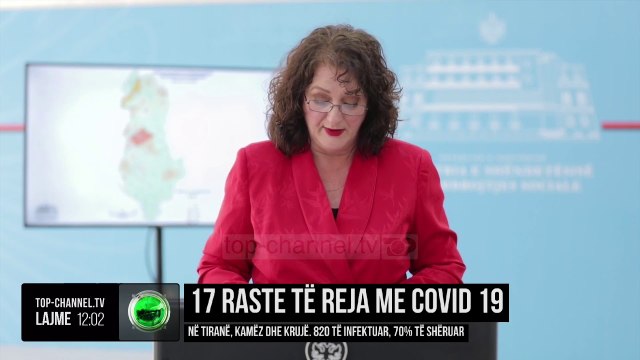 17 raste të reja me Covid19/ Në Tiranë, Kamzë dhe Krujë. 820 të infektuar, 70% të shëruar