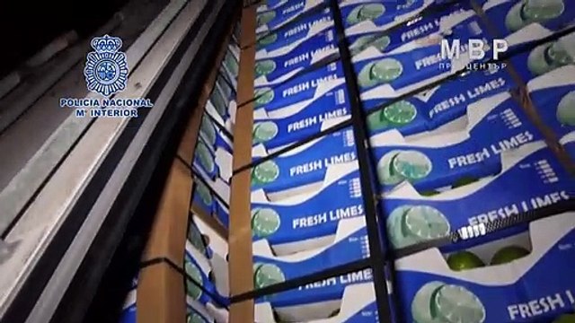 Incautan en España una tonelada de cocaína mezclada en láminas de cajas de cartón