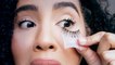 Self-adhering false lashes are perfect more makeup beginners