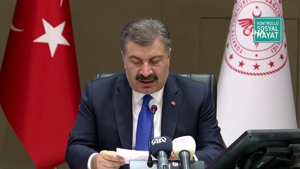 Sağlık Bakanı Fahrettin Koca: Salgını Kontrol Altına Aldık