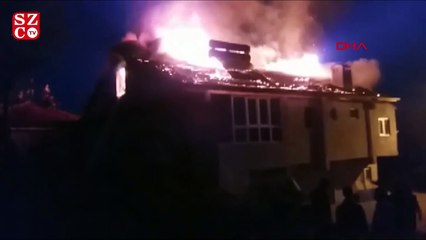 Baca temizlerken evi yakıyordu