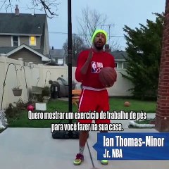 Footwork Drill with Ian Thomas-Minor (Portuguese Subtitles)